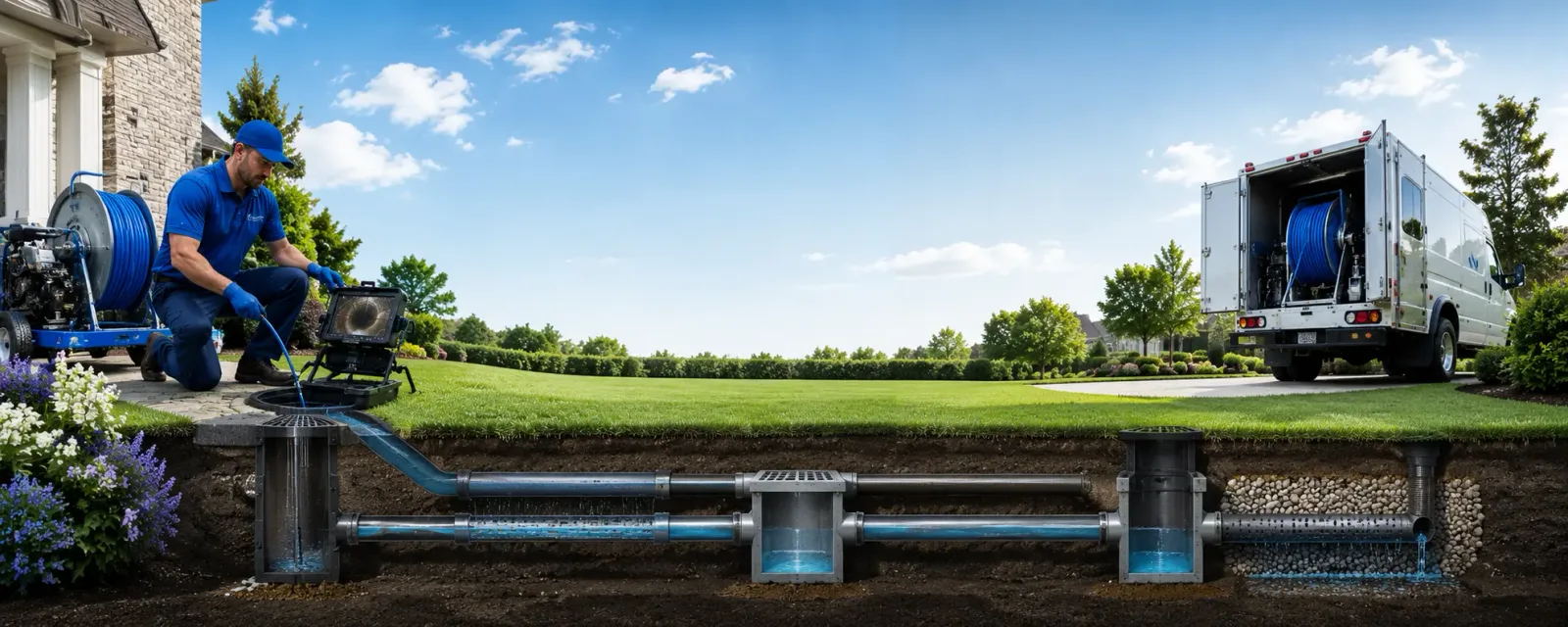 Outdoor drain cleaning information for Edwards, NY